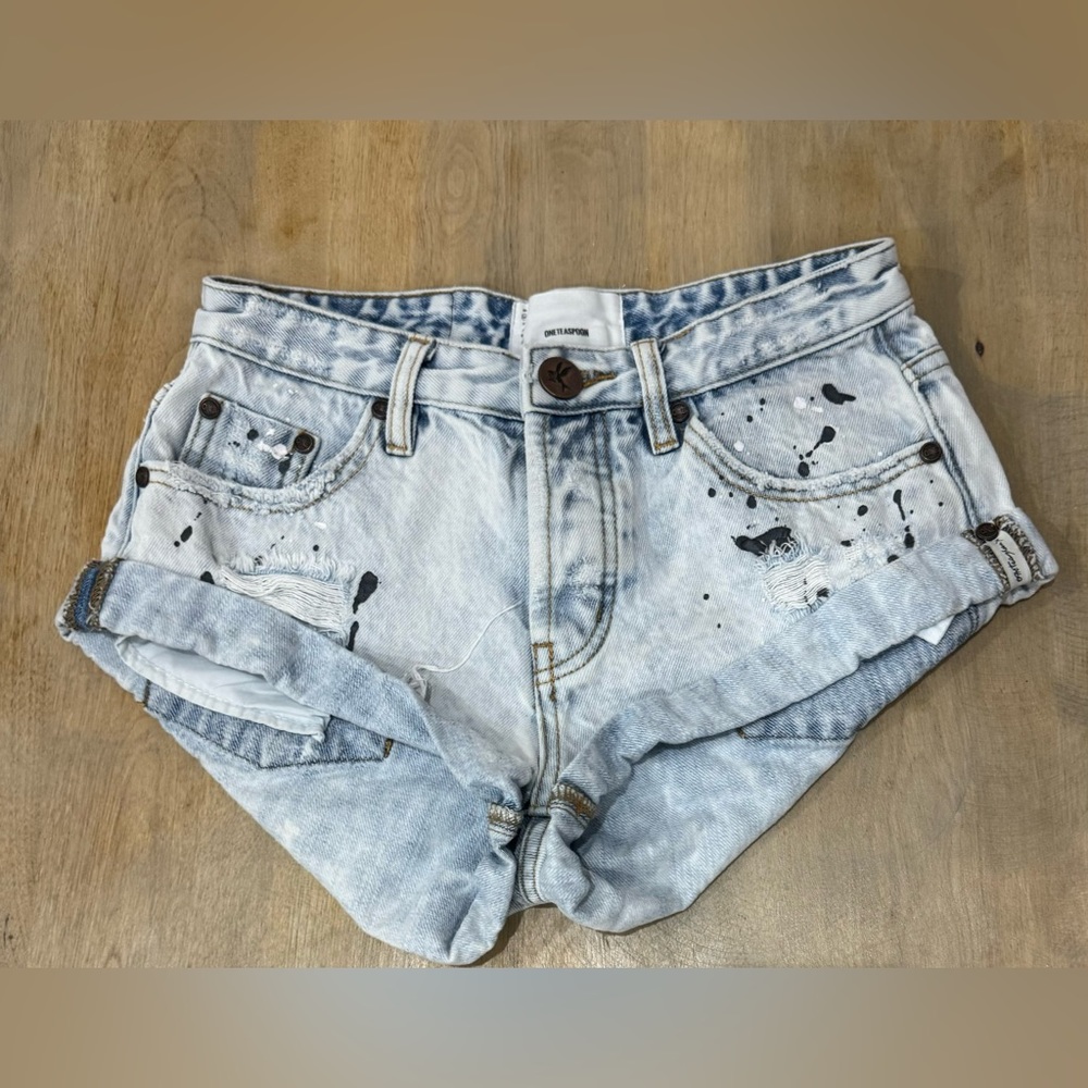 One Teaspoon Bandit Jean Shorts